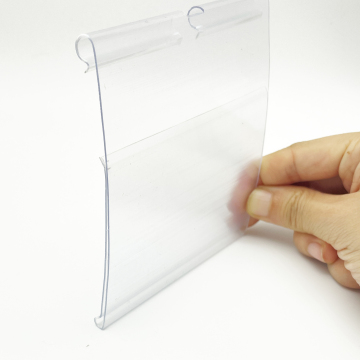 Ningbo Liuhe Wholesale Supermarket PVC Wirehook Flipscan Price Display Holder