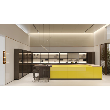 Sistema de cozinha modular premium para casas modernas