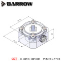 BARROW Water Flow Velocity Meter ( Electronic Data sensor ) SLF - V3 Water Cooler System Transparent Filter Flow meter