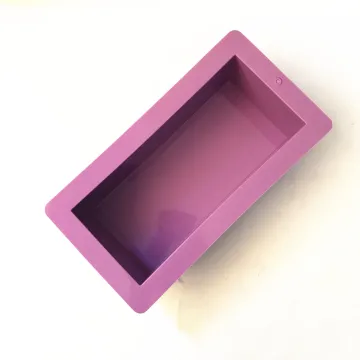 big rectangle silicone soap loaf molds