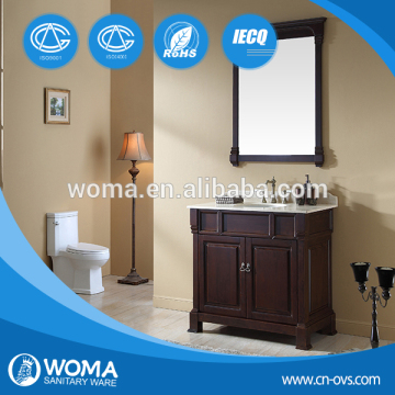 3092C bathroom wash bain with veins/solid wood bathroom vanity supplier