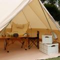 Tenda da campana di tela 4/6/8 persone con jack per stufa