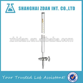 High Quality Glass Acid Burette Lab Glassware Class A