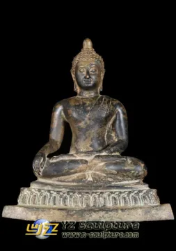 Antique Cast Bronze Carving Buddha Statues