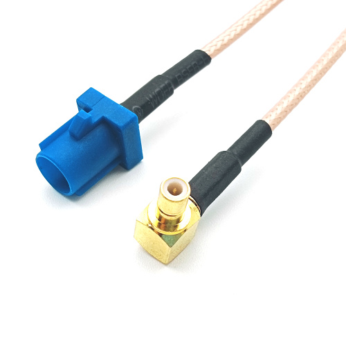 Fakra Male to Right Angle SMB Coaxial Cable