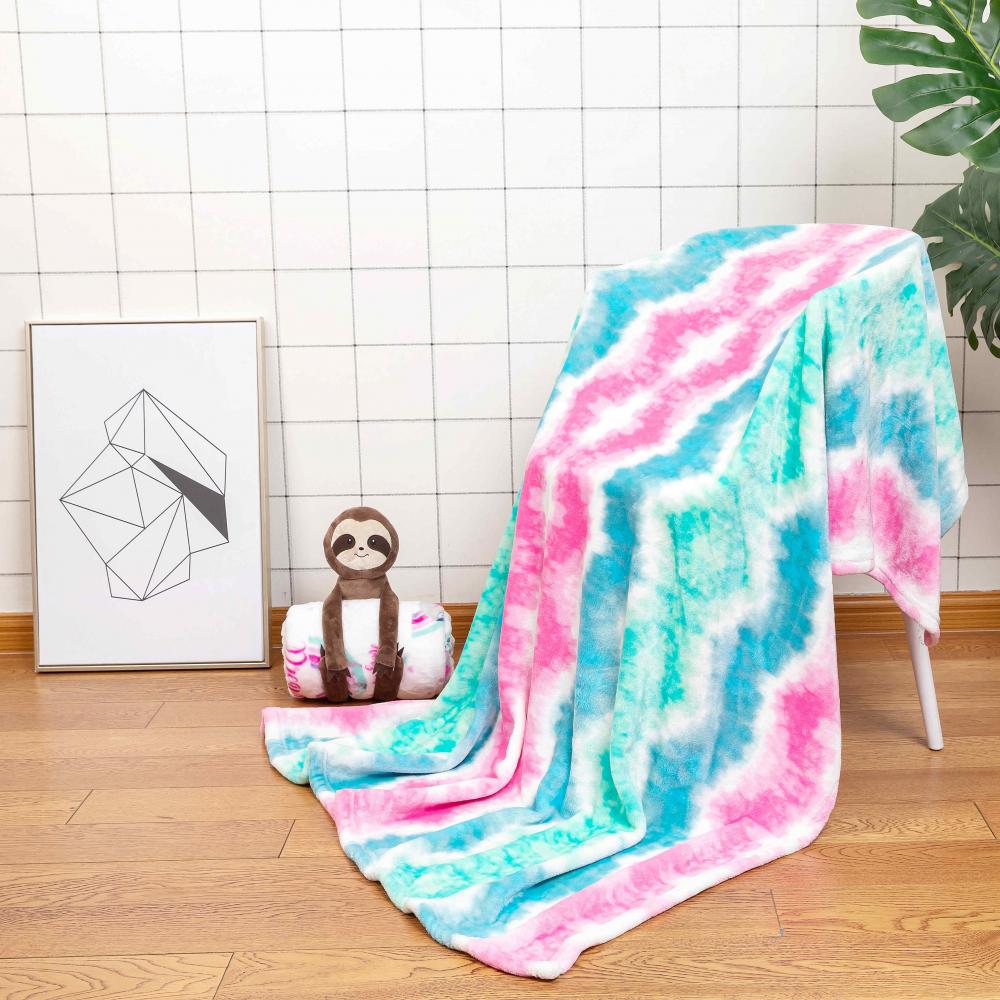 High quality flannel fleece baby security blanket