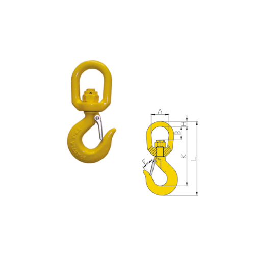 G80 Swivel Hook with Latch (TH-40)