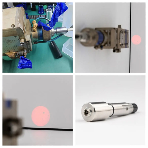 Simulador de luz vermelha da cabeça de corte a laser QBH