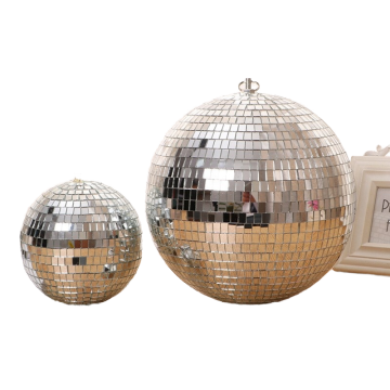 Custom Shatterproof Silver Disco Mirror Ball - Wholesale Christmas Decoration for Home Parties and Gifts