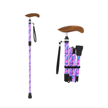 عصا قابلة للطي مريحة لكبار السن