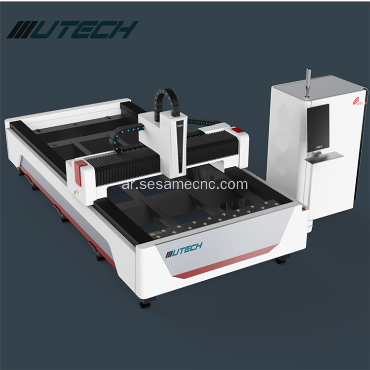 1000W CNC معدن فولاذ كربون فولاذ ليف ليزر