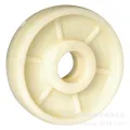 Benyu Nylon Forklift Truck Wheel 6024 Double Bearing