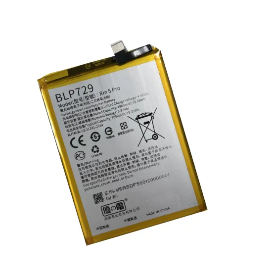 Factory Price 4880mAh Li-Polymer Smart Phone Battery BLP729 for OPPO RM-5 Pro
