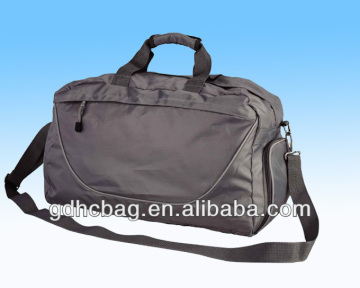 2014 Dongguan Factory supply Quality Grey sport bag travel bag duffle bag with compartment