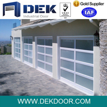 Good Quality Electric Transparent Glass Sectional Door