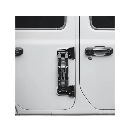 Maiker Manufacturer OMU Genesis Series Door Hinge Step for Jeep Wrangler JK JL JT - Aluminum Folding Foot Pedal Accessories