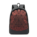 Geometric school bags lattice leisure sport bag backpack fashion luxury bag women wholesale handbag