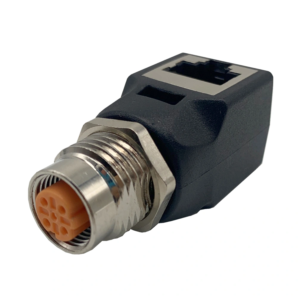 M12 4 Kantaktny D Kod Da Pramavugolnaga Adaptara Rj45
