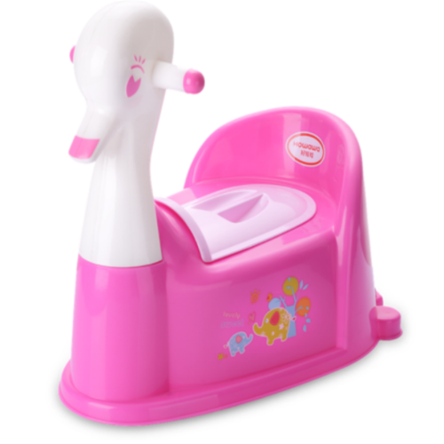 Duck Shape Plastic Baby Toilet Trainer With Music