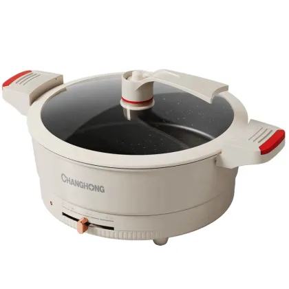 Hot Popular Electric Pressure Cooker Home Smokeless Round Hot Pot