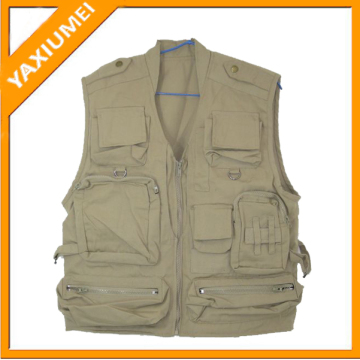 100% cotton photography vest