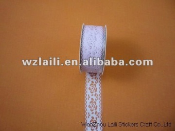 Colorful lace decoration sticker
