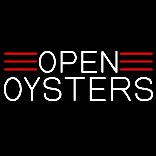 open oysters neon signs LED