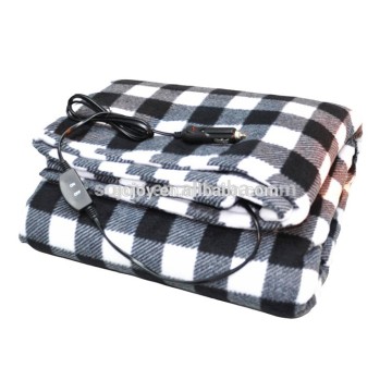 Red or Grey Car Heated Blanket for Car Using