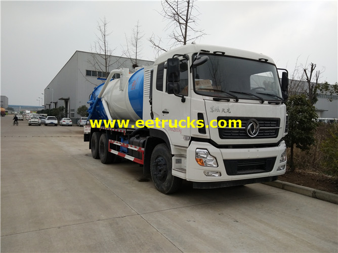 15 CBM 6x4 Vacuum Septic Tank Trucks