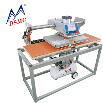 Double station 220v moveable head bronzing heat transfer printing equipment