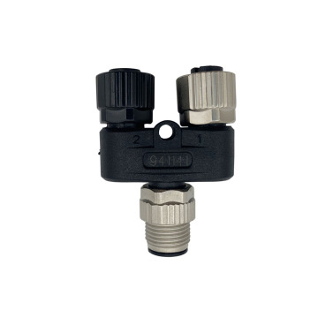 M12 5 pin hombre a conector femenino