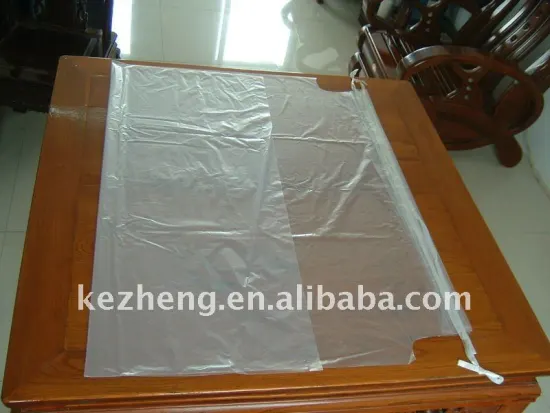 plastic packaging or garbage bag