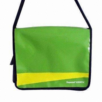 Tarpaulin Shoulder Bag/Postman Bag, Available in Any Kind of Colors, Made of Tarpaulin