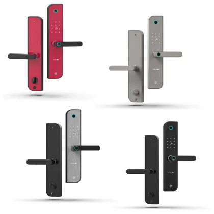 Smart Minimalist HD Camera Screen Digital Door Lock with Face Recognition