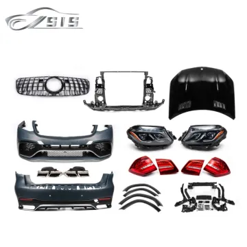 GL to GLS Body Kits: Fit for GL Class X166 2015-2019, Upgrade to GLS63 Bumpers with Lights