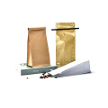 Aluminum foil coffee bag with wire tin
