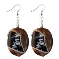 Natural Gemstone Agate Earring