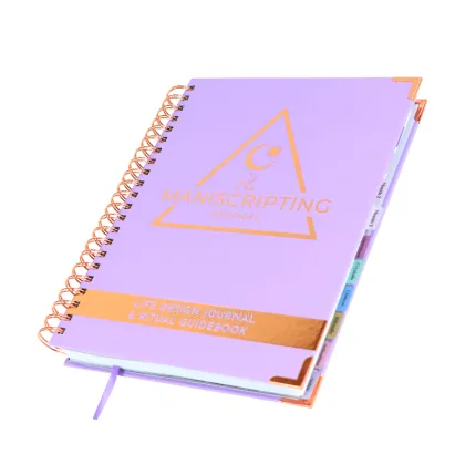 Customized spiral inspirational planning book printing