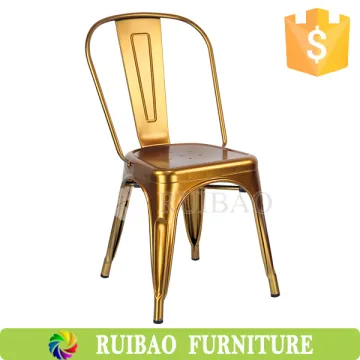 2016 Hot Sell China Wholesaler Rose Gold Metal Chair Gold Styling Chair