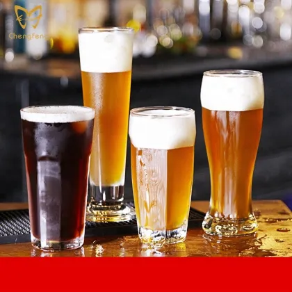 Nucleated 415ml Pilsner Tall Beer Glass