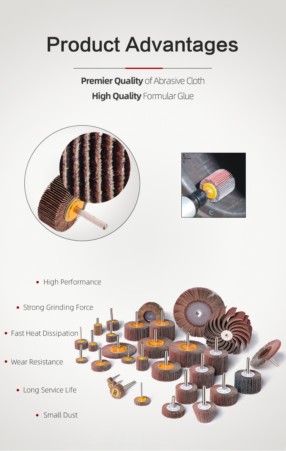 4 Inch Flap Wheel for Metal Polishing