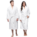 100% cotton shawl collar custom design bathrobe