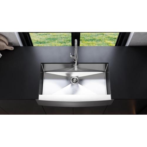 Apron Front Utility Sink Farmhouse Workstation Sinks PVD Kitchen Sink with Ledge Supplier