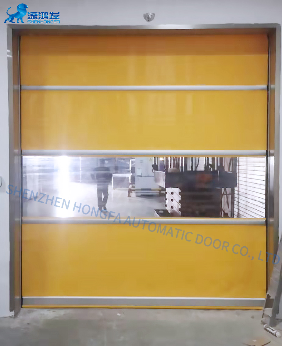 Automatic PVC Fabric Fast Roll Up Door