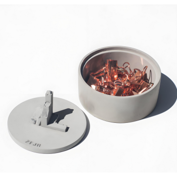 Minimalist Concrete Jewelry Box