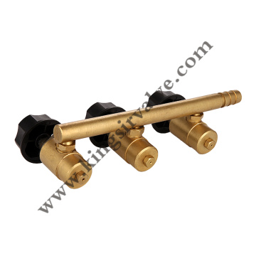 Gas brass angle valves