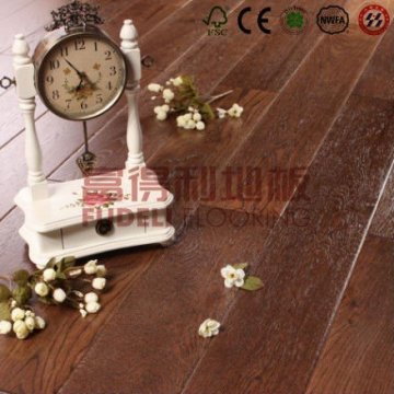 Oak wooden flooring