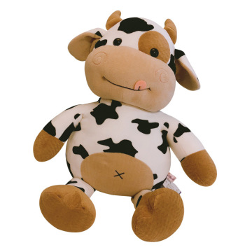 Cute Cow Kawaii Plush Toy - Customizable Soft Stuffed Animal