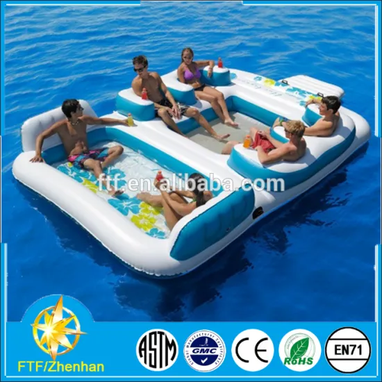 2015 Hot Fashion's Most Popular Inflatable Swimming Pool Island