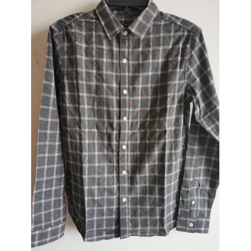 Hombres casuales y/d camisa de franela